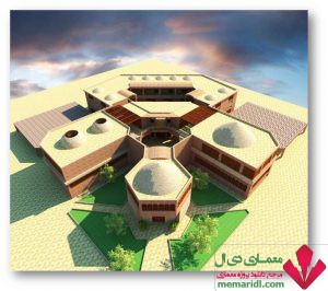 egamati-khadamat-binrah-www.memaridl.com-3-300x266 پروژه طراحی مجتمع اقامتی خدماتی بین راهی با رویکرد معماری بومی  